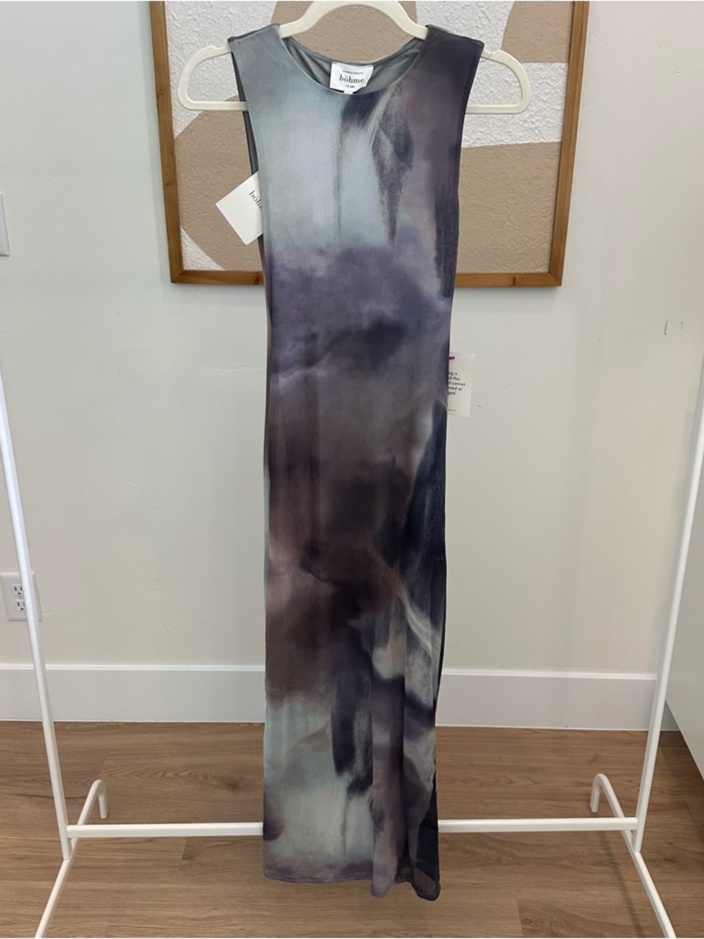 Tie-Dye Look Maxi Dress
